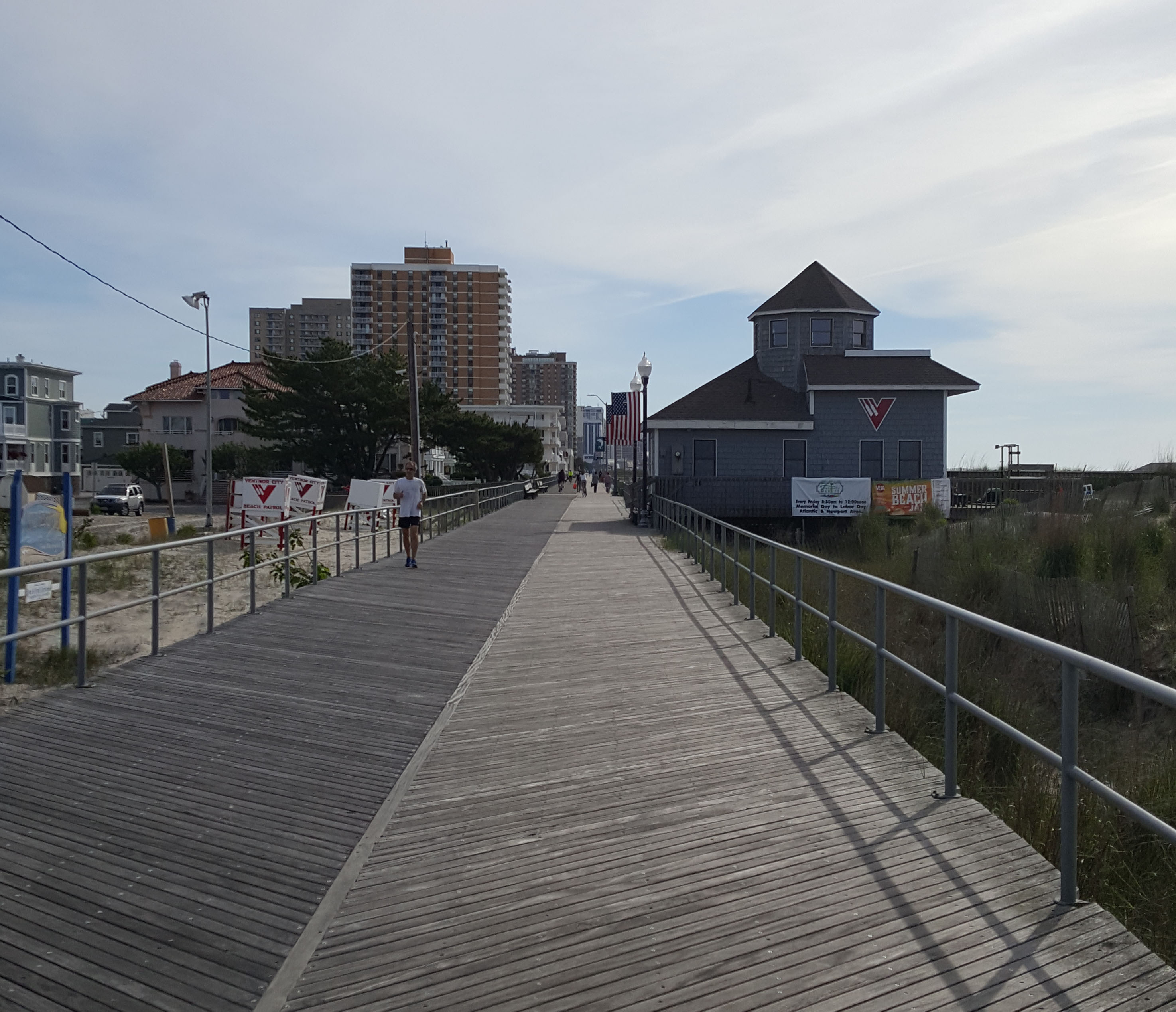 Map of Atlantic City Ventnor City New Jersey Beach Town NJ 